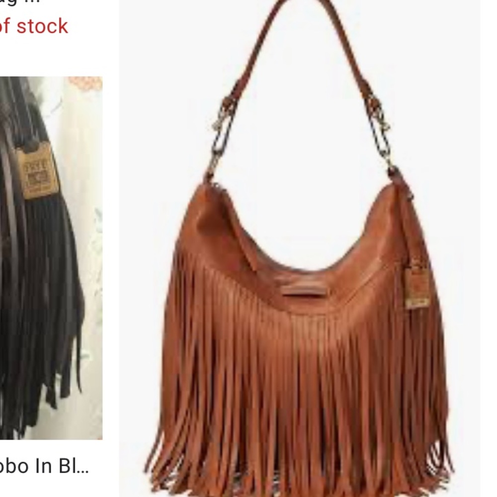ISO Frye Heidi fringe hobo